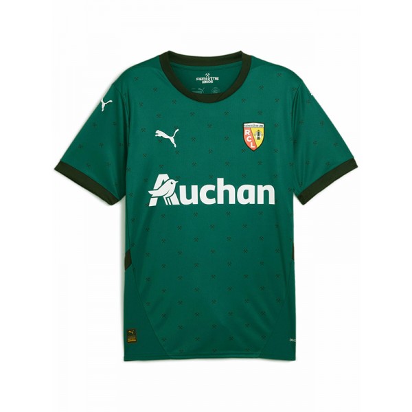 RC Lens maillot extérieur uniforme de football adulte maillot de football de deuxième tenue de sport pour hommes 2024-2025